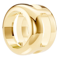 PE-9773 Yellow Gold Pendant UNSET - Angle View