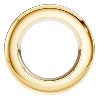 PE-9773 Yellow Gold Pendant UNSET - Back View