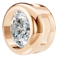 PE-9773 Rose Gold Pendant SET - Angle View
