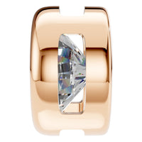 PE-9773 Rose Gold Pendant SET - Side View