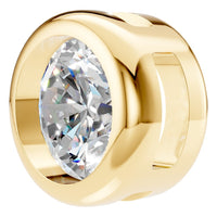 PE-9773 Yellow Gold Pendant SET - Angle View