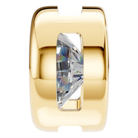 PE-9773 Yellow Gold Pendant SET - Side View