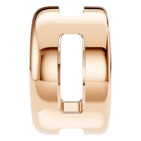 PE-9773 Rose Gold Pendant UNSET - Side View