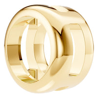 PE-9773 Yellow Gold Pendant UNSET - Angle View