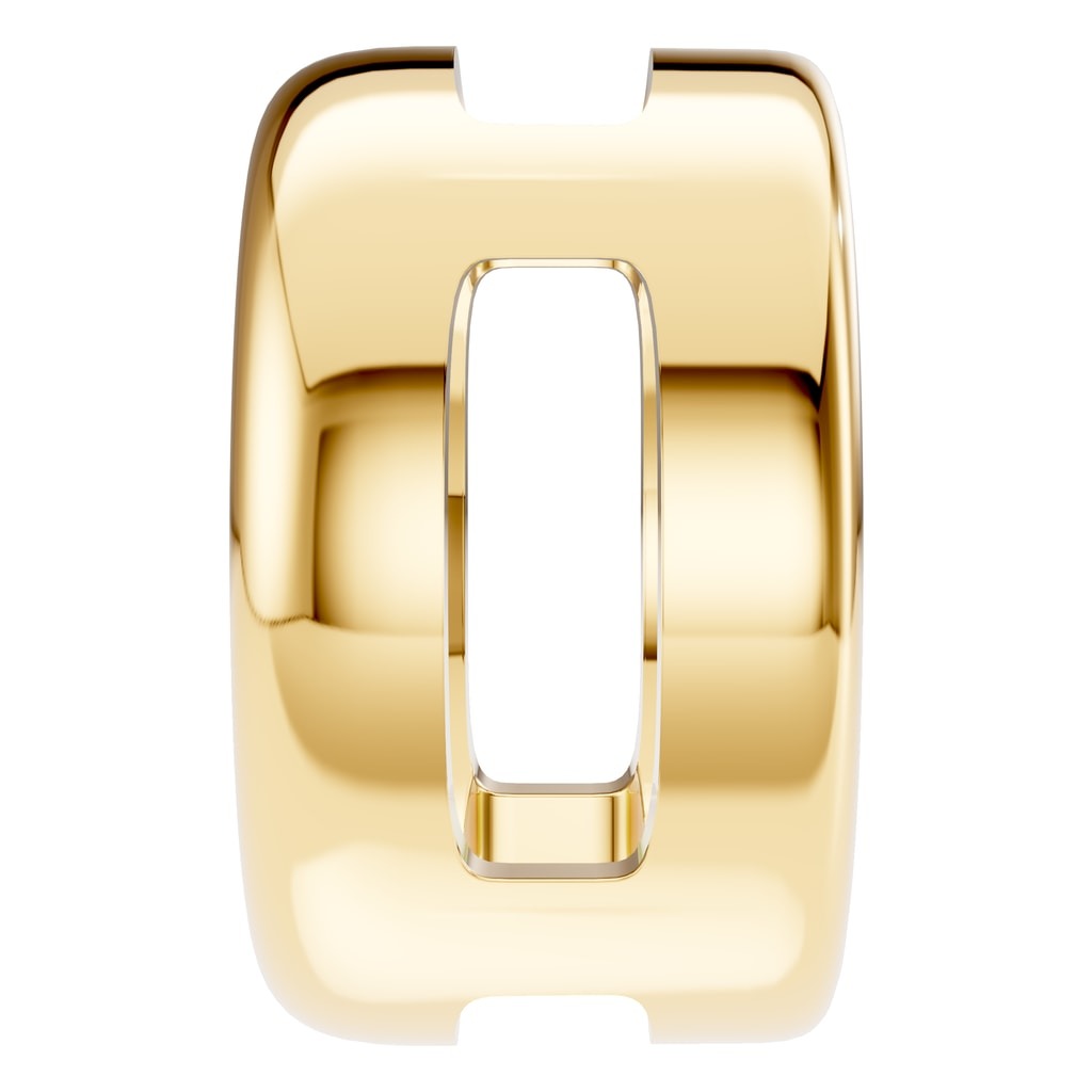 PE-9773 Yellow Gold Pendant UNSET - Side View