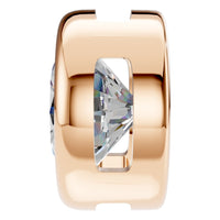 PE-9773 Rose Gold Pendant SET - Side View