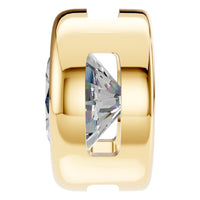 PE-9773 Yellow Gold Pendant SET - Side View