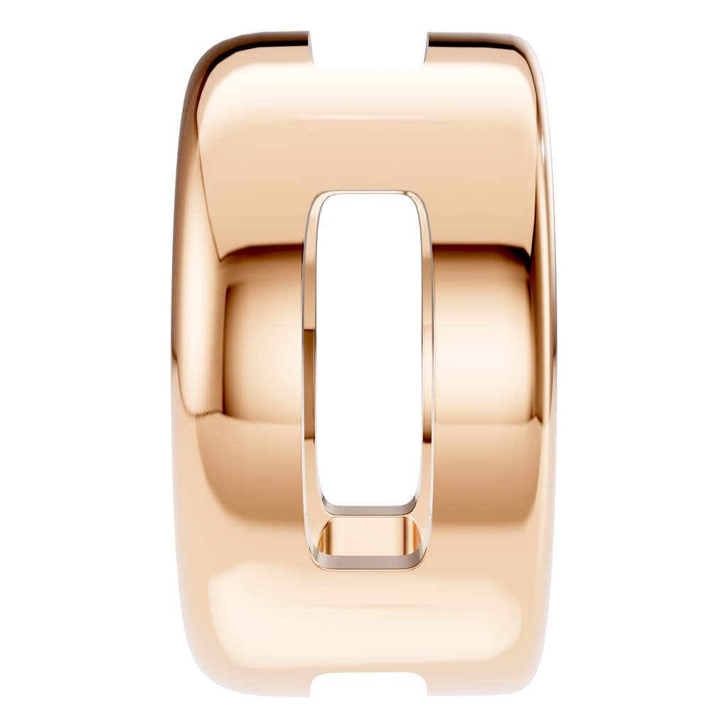 PE-9773 Rose Gold Pendant UNSET - Side View