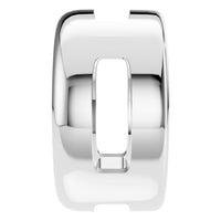 PE-9773 White Gold Pendant UNSET - Side View