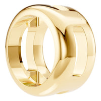 PE-9773 Yellow Gold Pendant UNSET - Angle View
