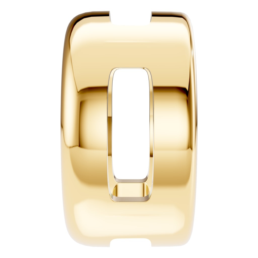 PE-9773 Yellow Gold Pendant UNSET - Side View