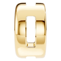 PE-9773 Yellow Gold Pendant UNSET - Side View