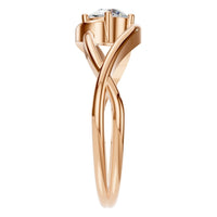 RI-0023 Rose Gold Ring SET - Side View