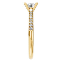 RI-0027 Yellow Gold Ring SET - Side View