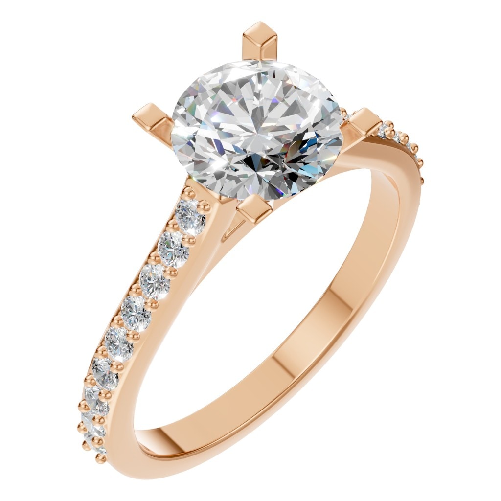 RI-0027 Rose Gold Ring SET - Main View