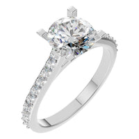 RI-0027 White Gold Ring SET - Main View