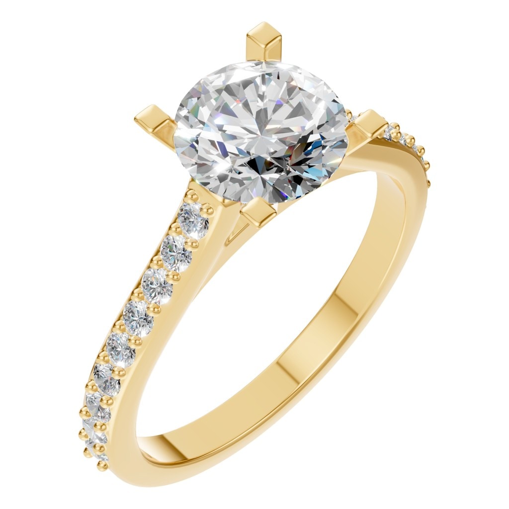 RI-0027 Yellow Gold Ring SET - Main View