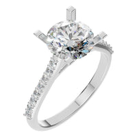 RI-0027 White Gold Ring SET - Main View