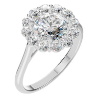 RI-0051 White Gold Ring SET - Main View