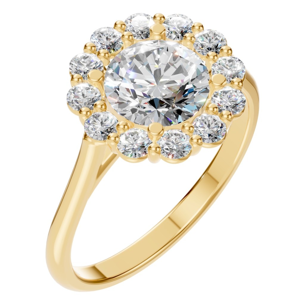 RI-0051 Yellow Gold Ring SET - Main View
