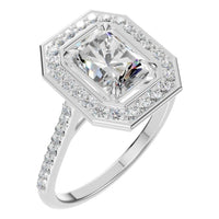 RI-0073 White Gold Ring SET - Main View