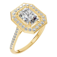 RI-0073 Yellow Gold Ring SET - Main View