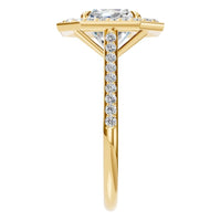 RI-0073 Yellow Gold Ring SET - Side View