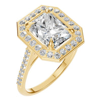 RI-0073 Yellow Gold Ring SET - Main View