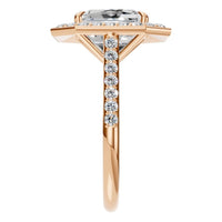 RI-0073 Rose Gold Ring SET - Side View