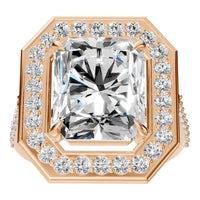 RI-0073 Rose Gold Ring SET - Front View