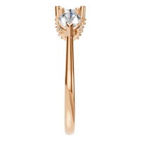 RI-0323 Rose Gold Ring SET - Side View