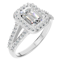 RI-0395 White Gold Ring SET - Main View