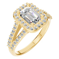 RI-0395 Yellow Gold Ring SET - Main View
