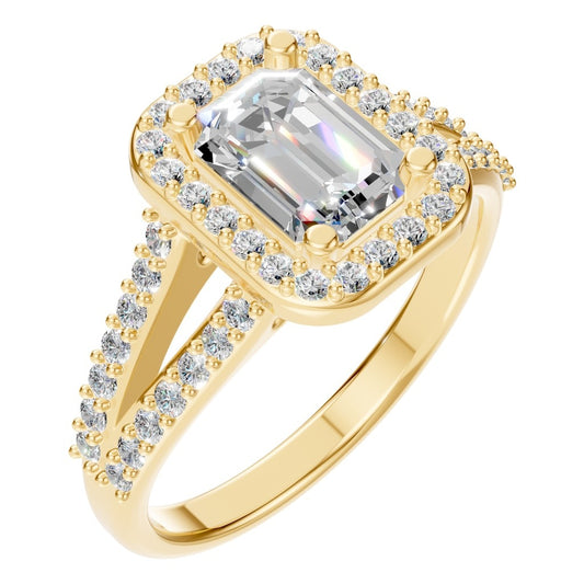 RI-0395 Yellow Gold Ring SET - Main View