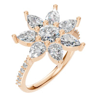 RI-0462 Rose Gold Ring SET - Main View