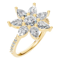 RI-0462 Yellow Gold Ring SET - Main View