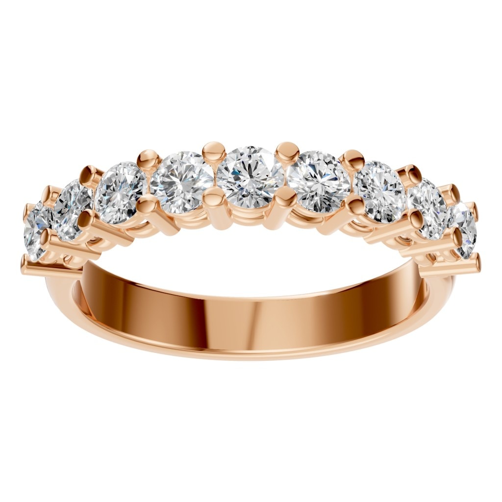 RI-0473 Rose Gold Ring SET - Front View
