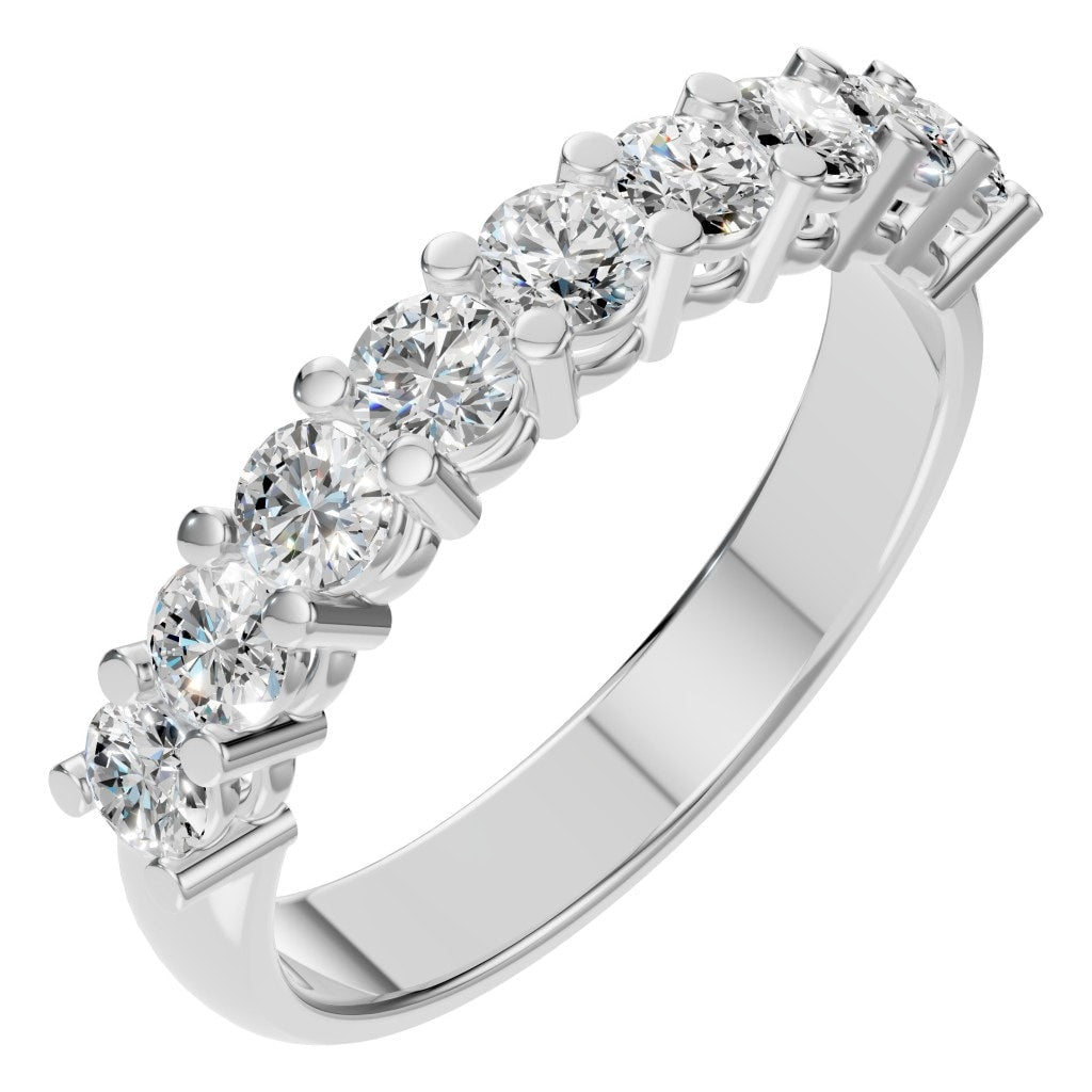 RI-0473 White Gold Ring SET - Main View