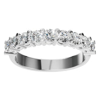 RI-0473 White Gold Ring SET - Front View