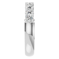 RI-0473 White Gold Ring SET - Side View