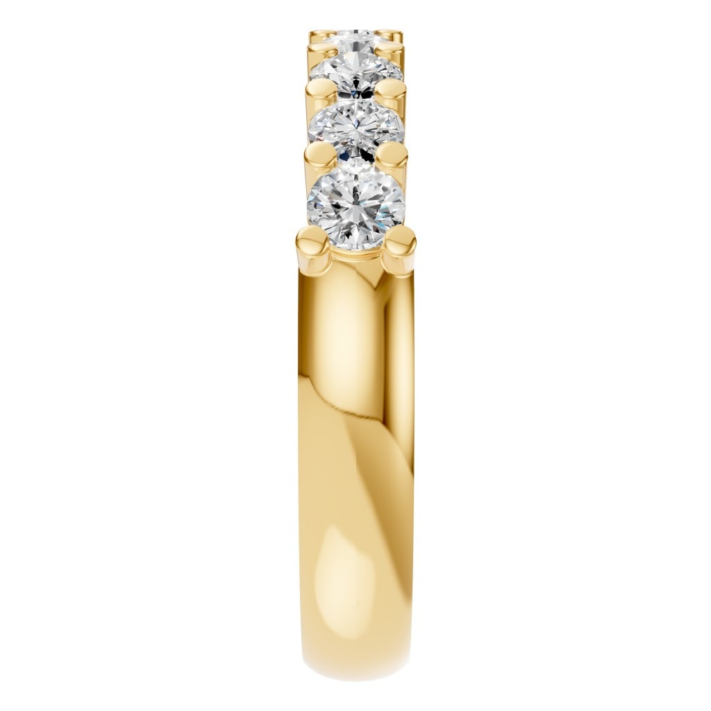 RI-0473 Yellow Gold Ring SET - Side View