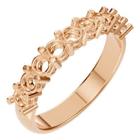 RI-0473 Rose Gold Ring UNSET - Main View