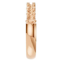 RI-0473 Rose Gold Ring UNSET - Side View
