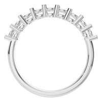 RI-0473 White Gold Ring UNSET - Top View