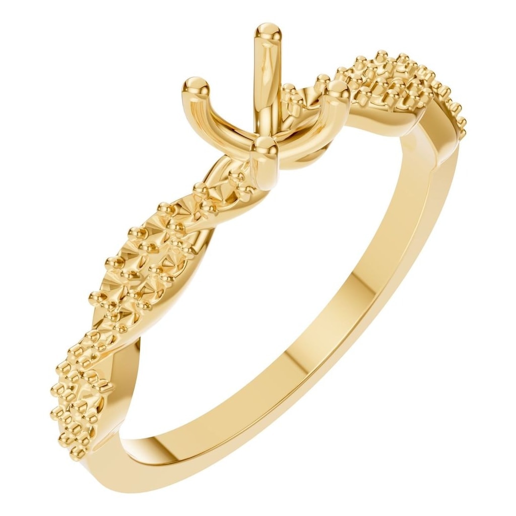 RI-0524 Yellow Gold Ring UNSET - Main View