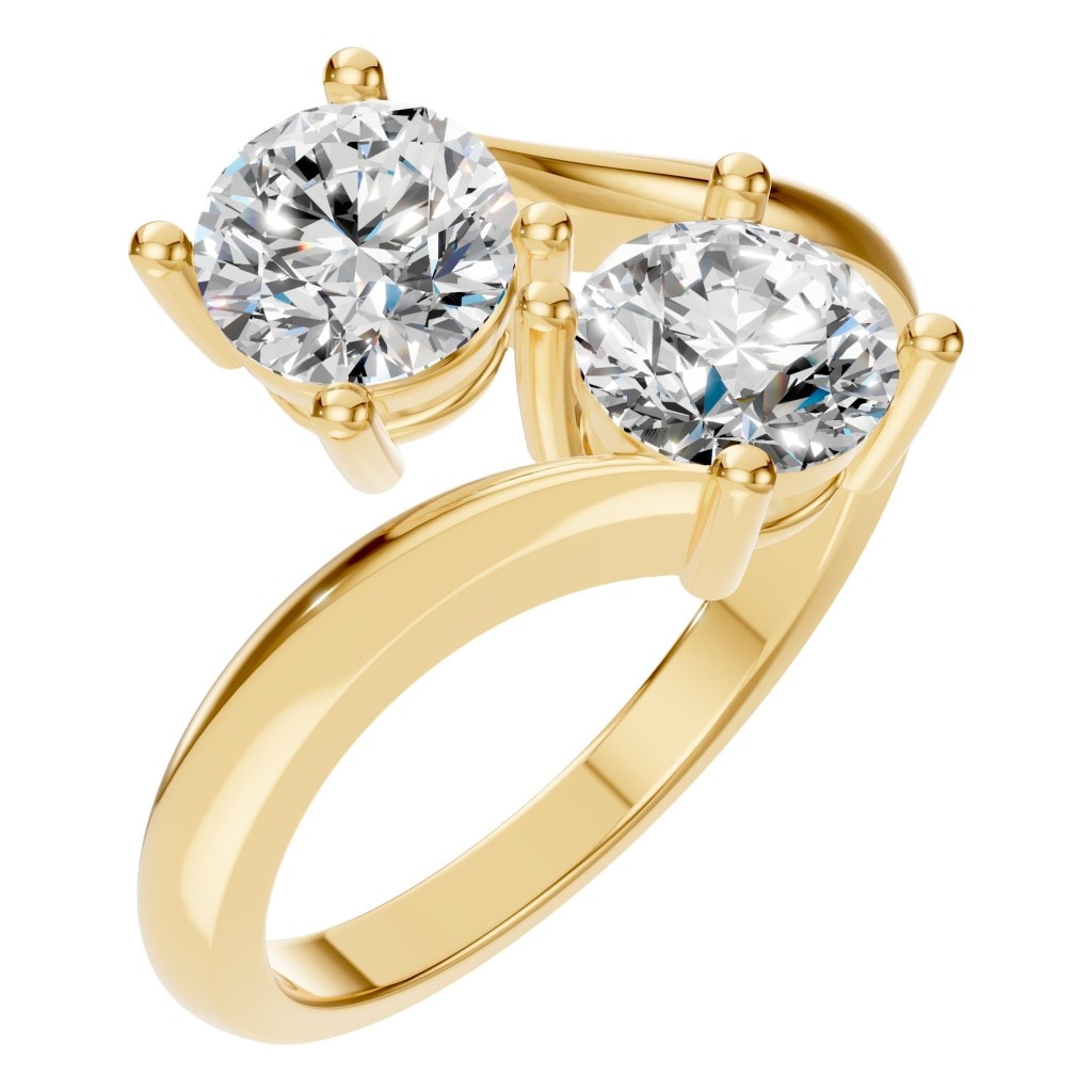 RI-0549 Yellow Gold Ring SET - Main View