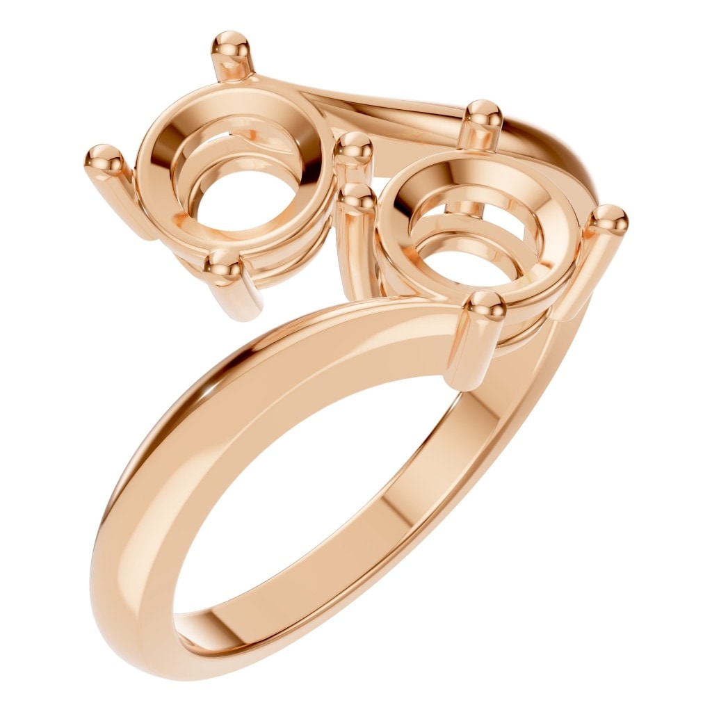 RI-0549 Rose Gold Ring UNSET - Main View
