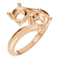 RI-0549 Rose Gold Ring UNSET - Main View