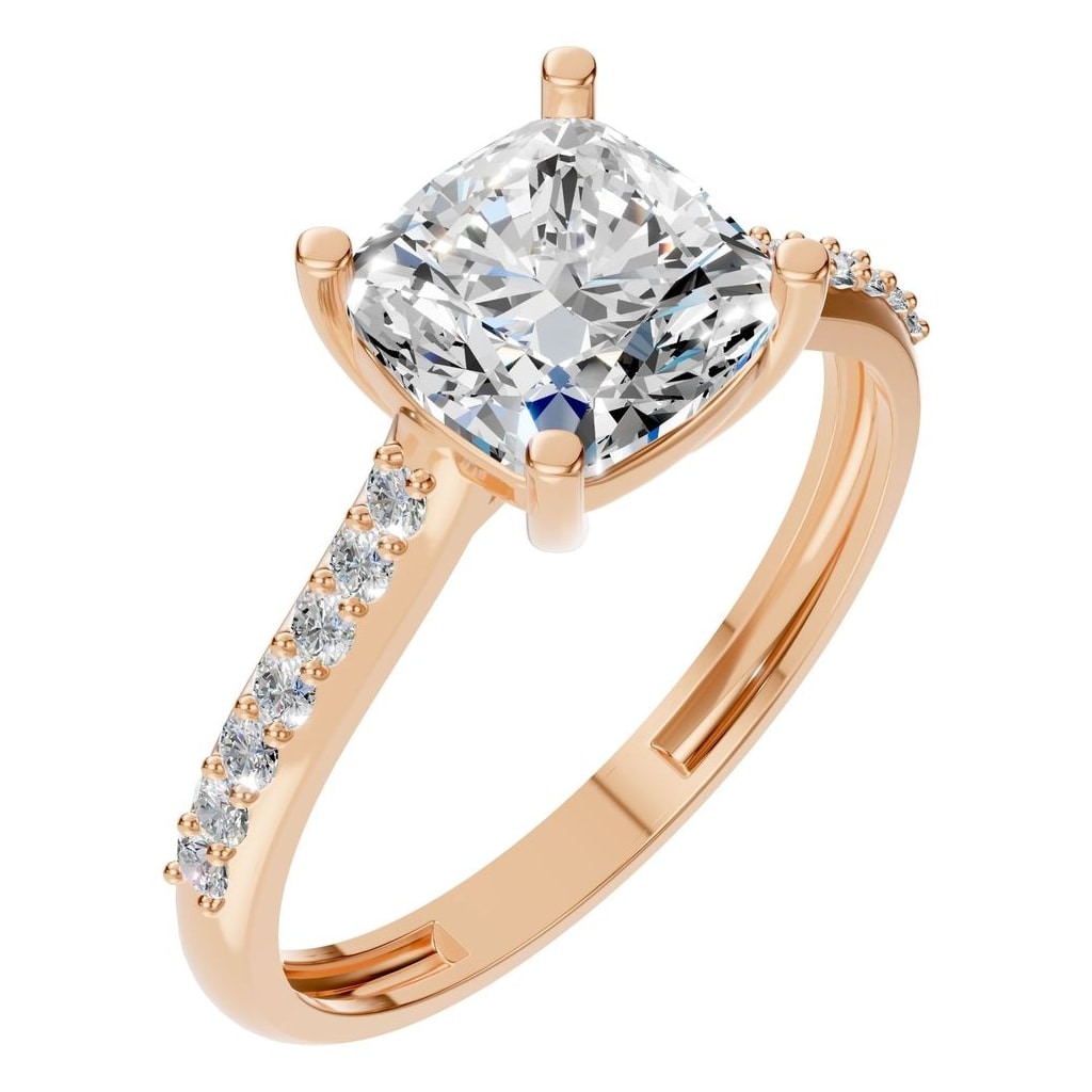 RI-0644 Rose Gold Ring SET - Main View