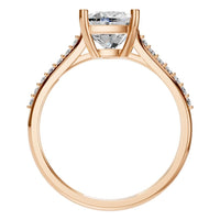 RI-0644 Rose Gold Ring SET - Top View